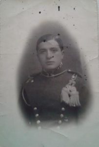 Jankiel Fensterszab w mundurze żołnierskim